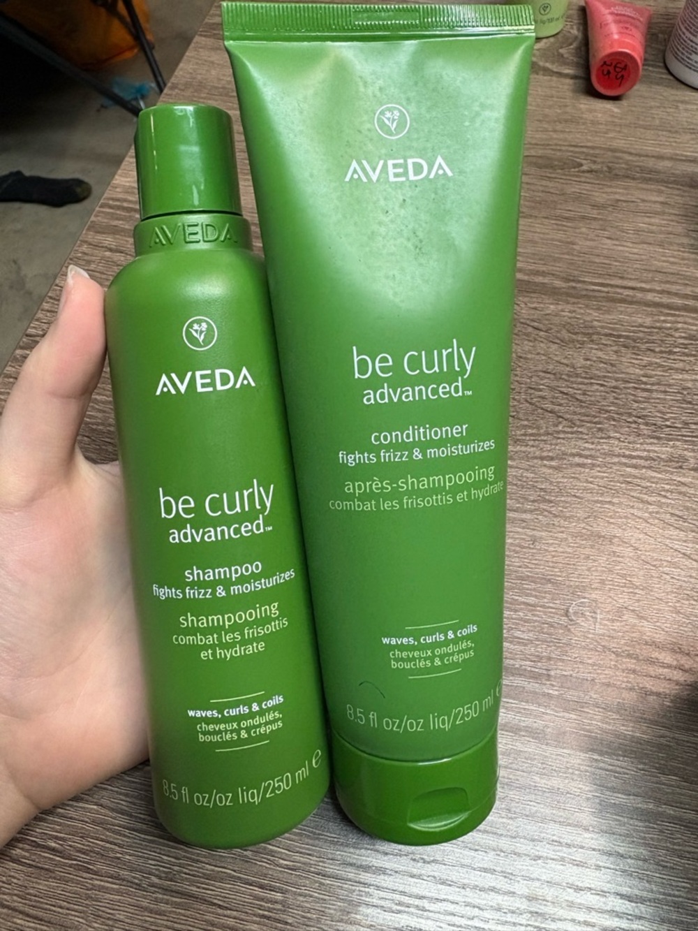 AVEDA Be Curly Advanced Shampoo & Conditioner - Green Duo